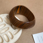 Vintage Wooden Round Bangle