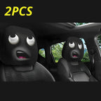 Scary Face Car Headrest Cover