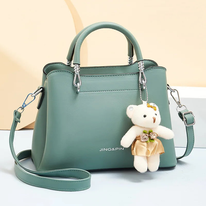 Square PU Shoulder Bag