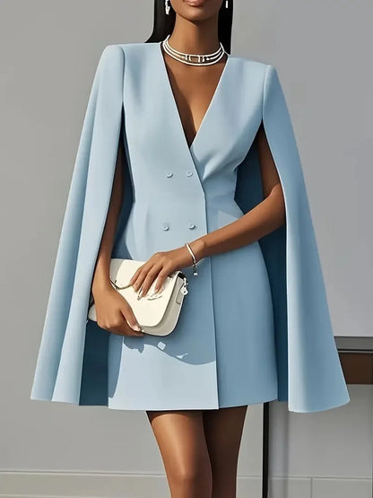 Double Breasted Blazer Dress