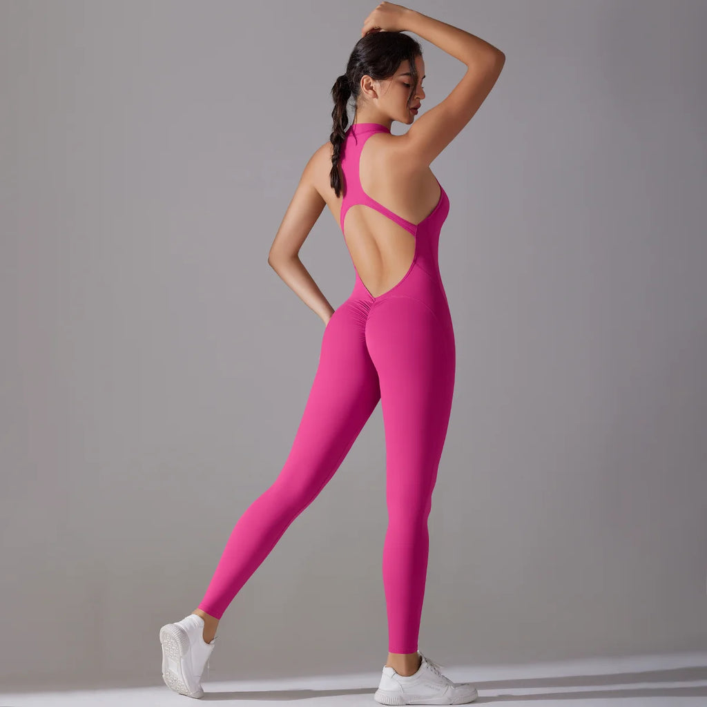 Nylon Solid Sleeveless True-To-Size Fit Shaping Bodysuit