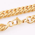 HNSP Gold Curb Necklace