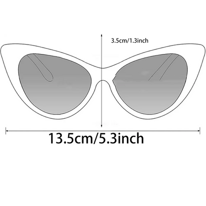 Gothic Spiderweb Cat Eye Sunglasses