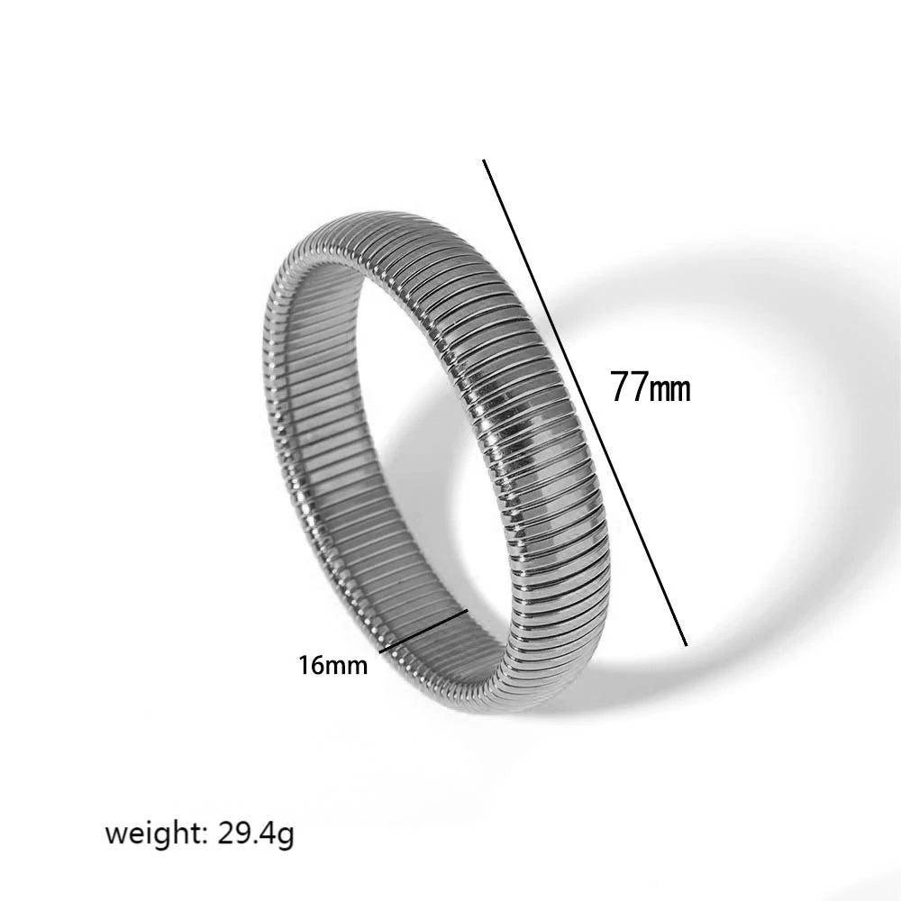 Gold Stainless Steel Bangle