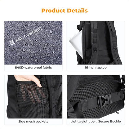 Large Waterproof Camera Backpack