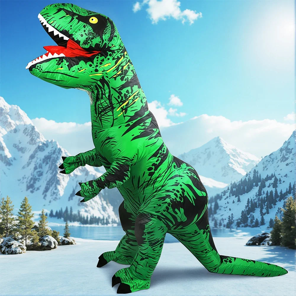 Inflatable Dinosaur Mascot Costume