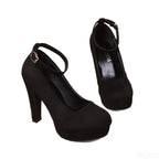 Elegant Buckle Mary Jane Heels