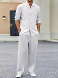 Loungewear Long-Sleeve Trousers Set