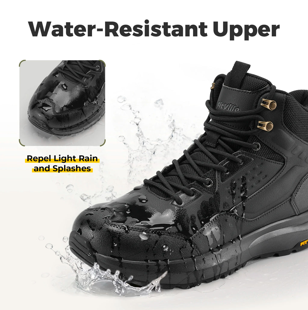 FitVille Water-Resistant Wide-Toe Boots