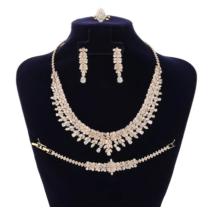 Zirconia Bridal Jewelry Set