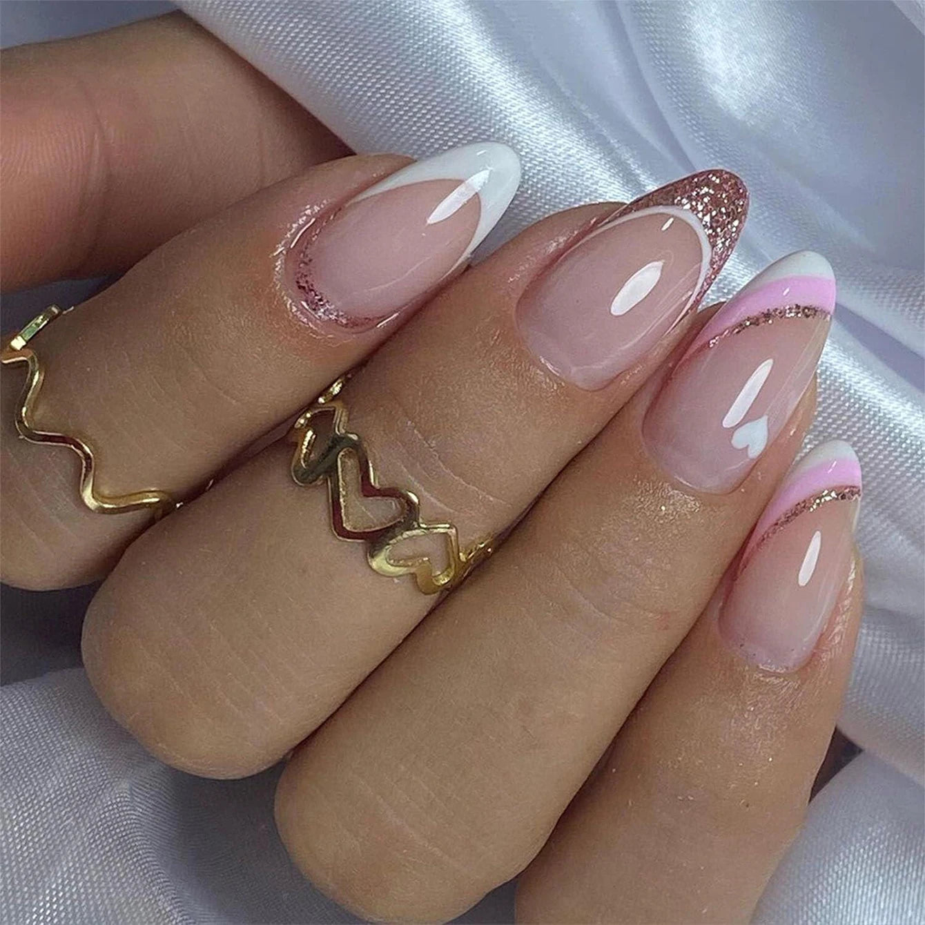 Almond Fake Nails Instantly Upgrade