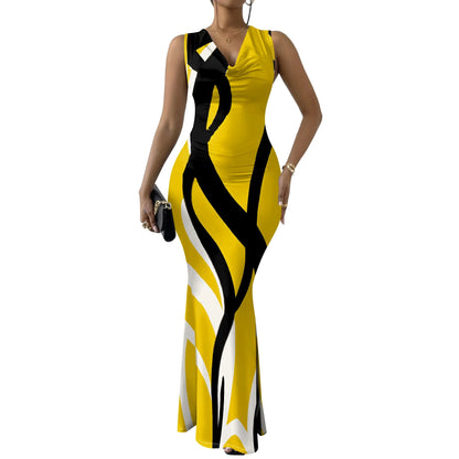 Summer Mermaid Maxi Dress