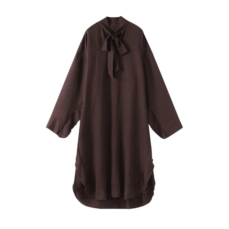 Elegant Ruffle Hem Dress