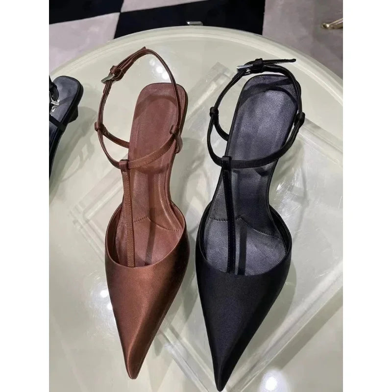 Elegant Pointed Heel Pumps