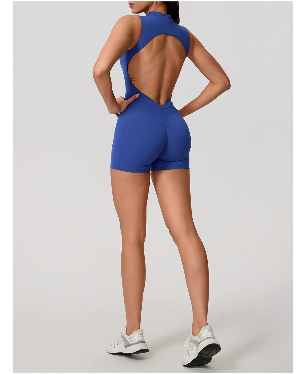 High Waist Scrunch Sports Jumpsuit