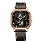 Yolako Square Leather Quartz Watch