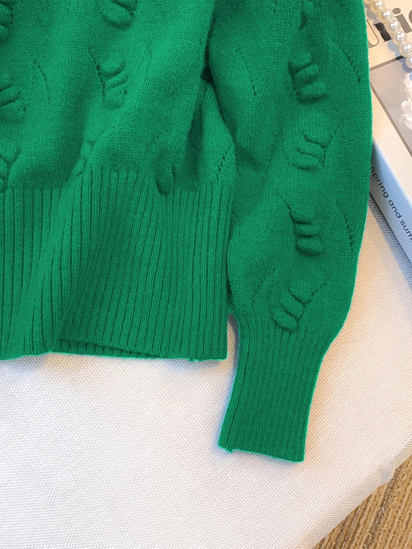 2026 New Winter Rib Knit Crop Sweater