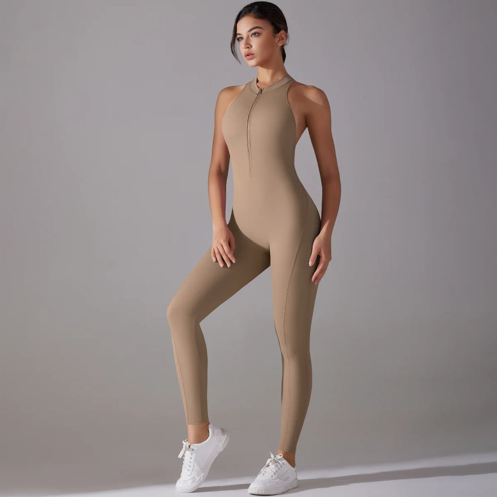Nylon Solid Sleeveless True-To-Size Fit Shaping Bodysuit