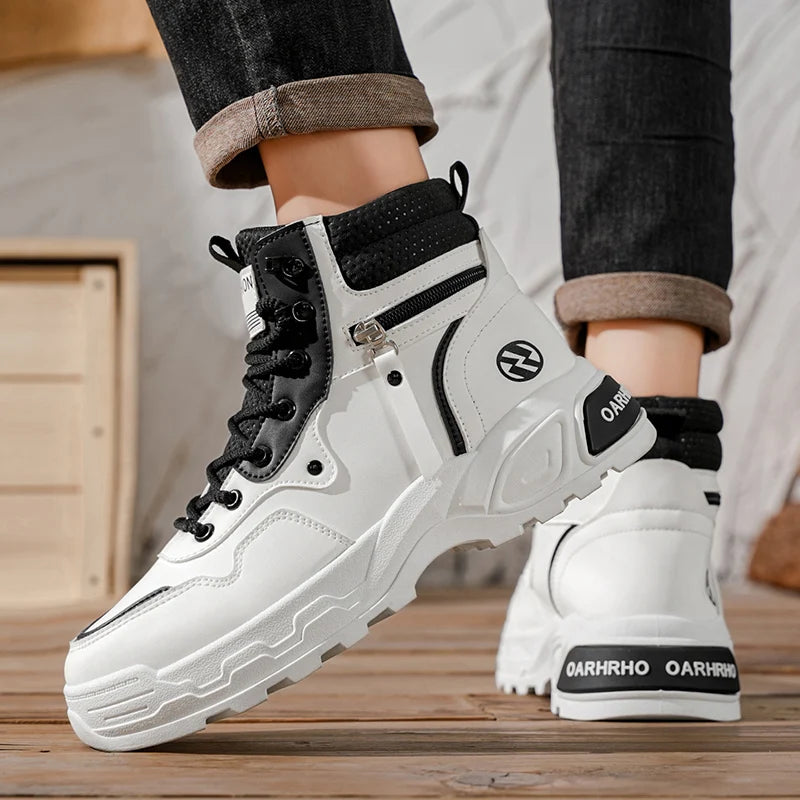 Soft-Sole High-Top Leisure Boots