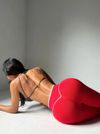 High-Elasticity Seamless Training Pants