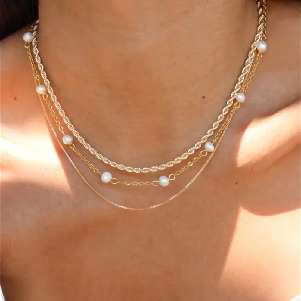 Multilevel Hip Hop Necklace