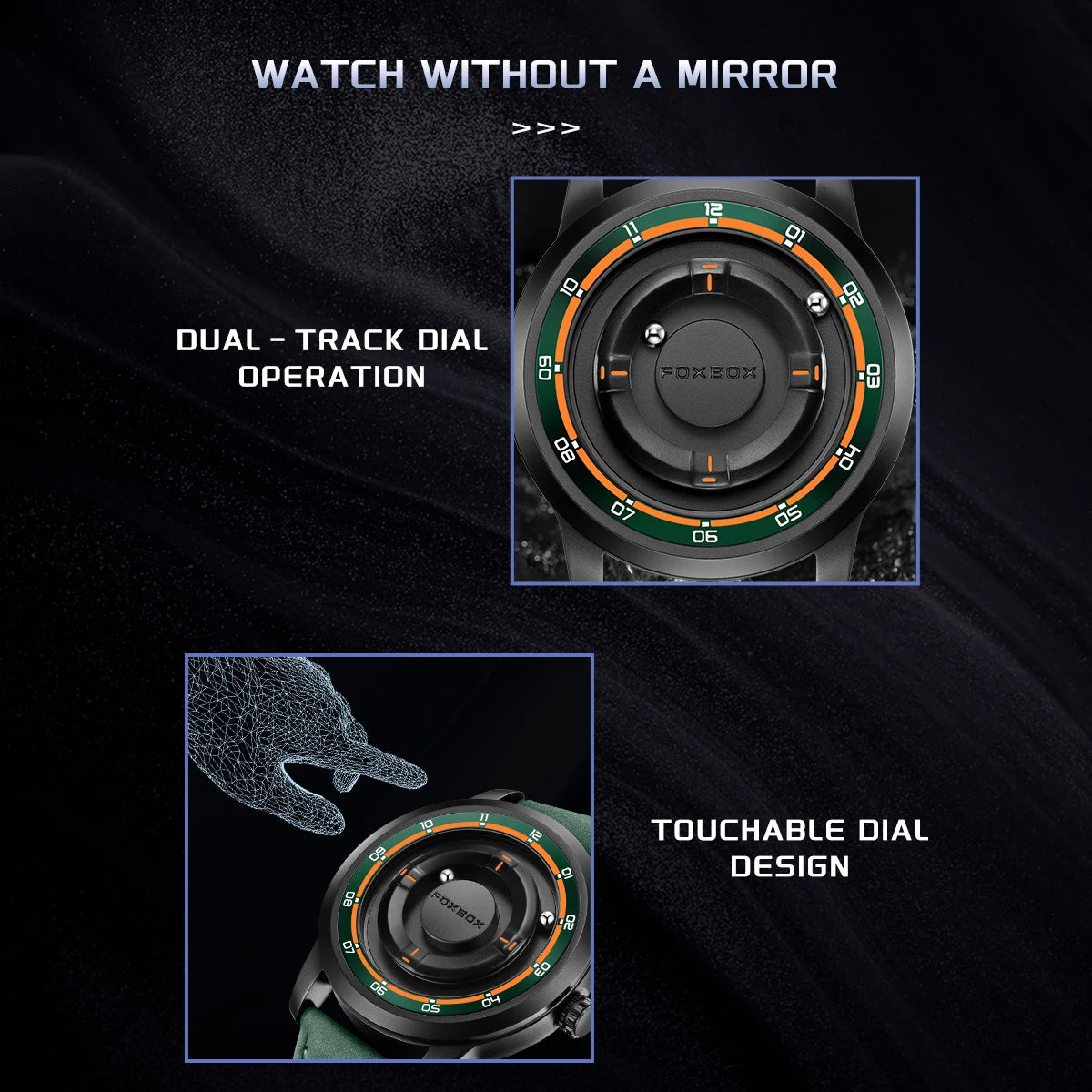 FOXBOX Planet Magnetic Quartz Watch