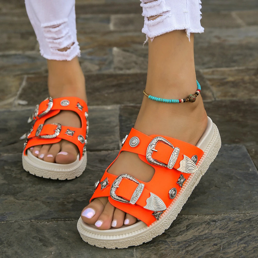 Women Shallow Summer Slippers
