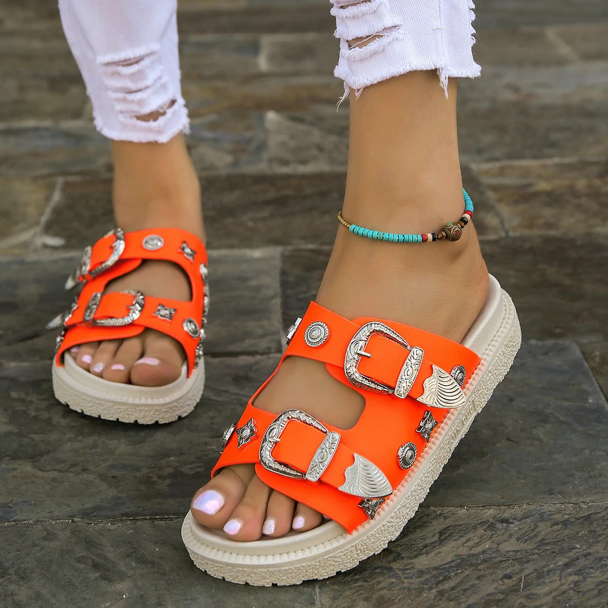 Women Shallow Summer Slippers