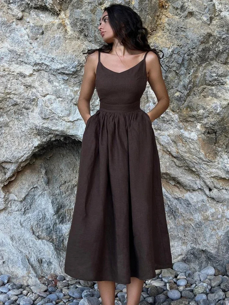 Women’s Splice Fold Dress