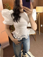 Lace Slim Shirt