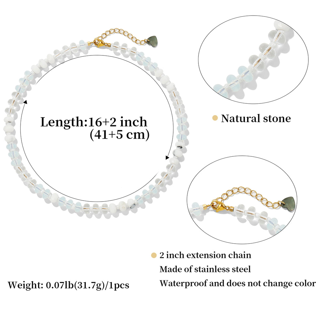 Rainbow Gemstone Choker Necklace