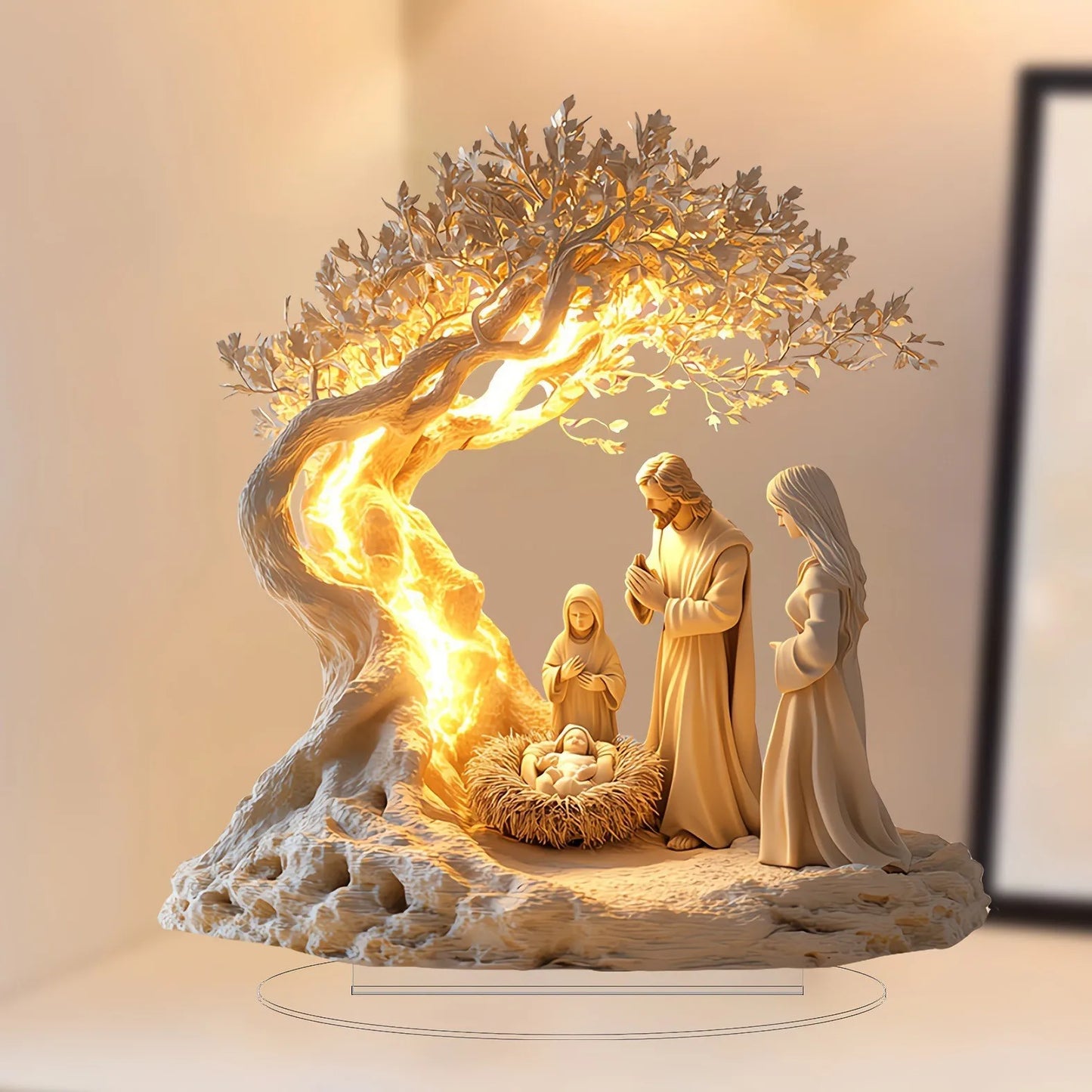 Jesus tree of life ornament