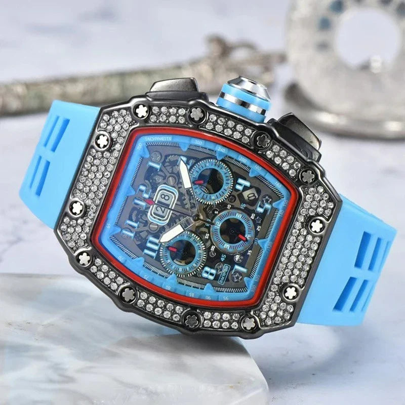 Multifunctional Barrel Quartz Watch