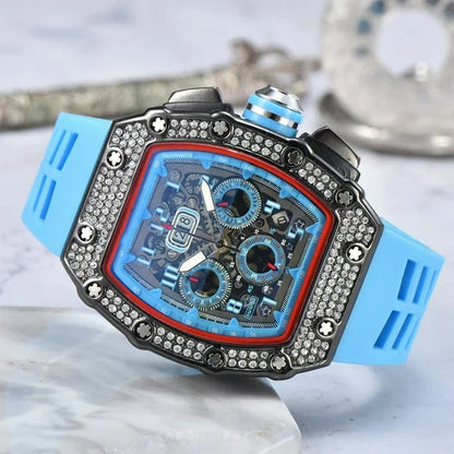 Multifunctional Barrel Quartz Watch