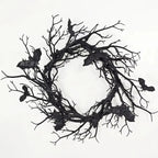 Bat Branch Halloween Wreath