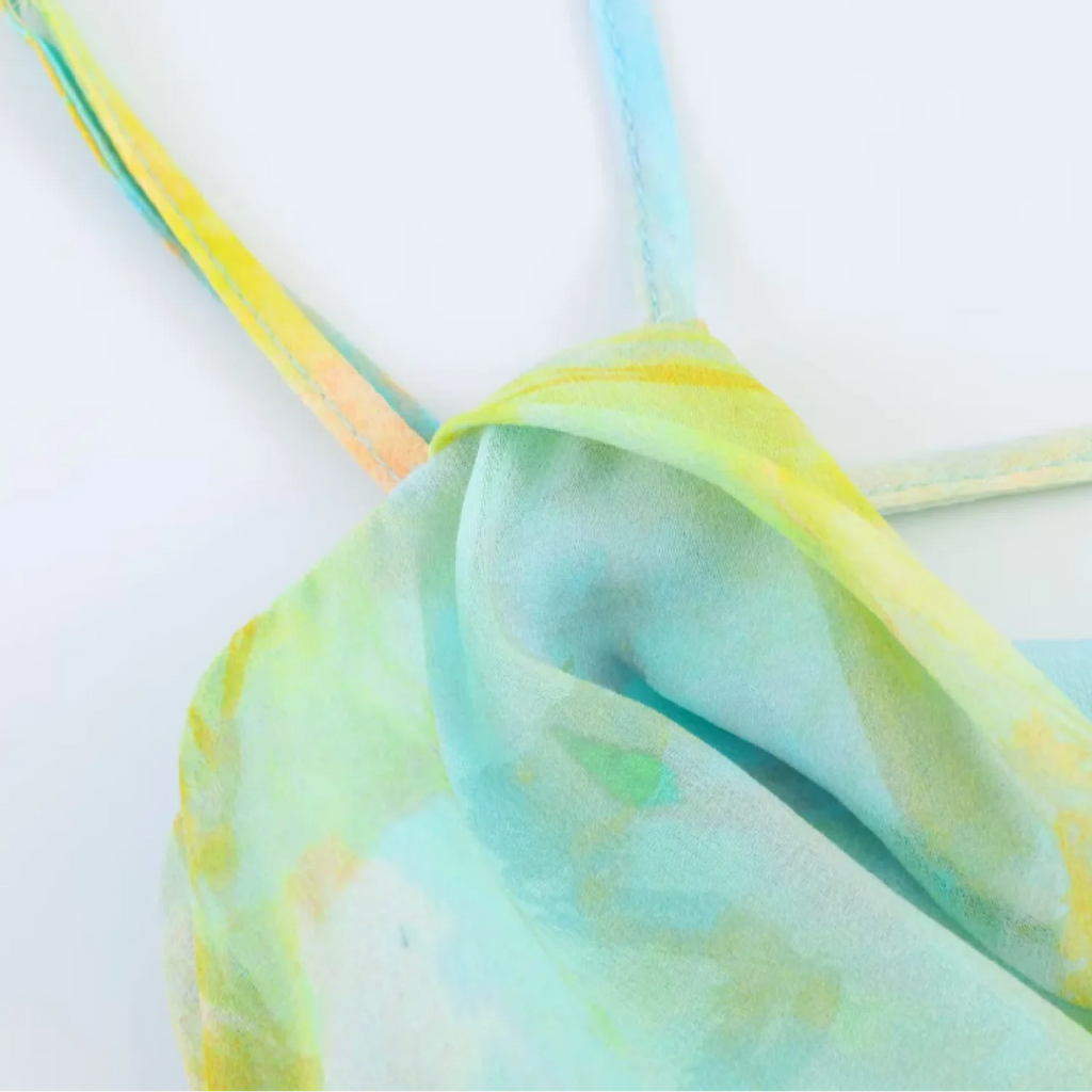 Floral Backless Cami Dress