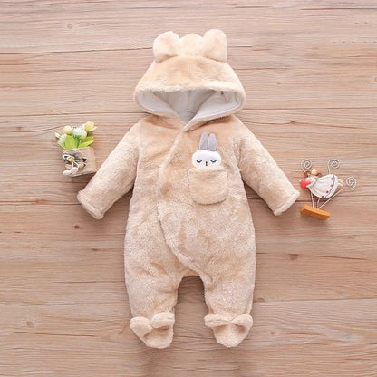 Cute Plush Baby Romper