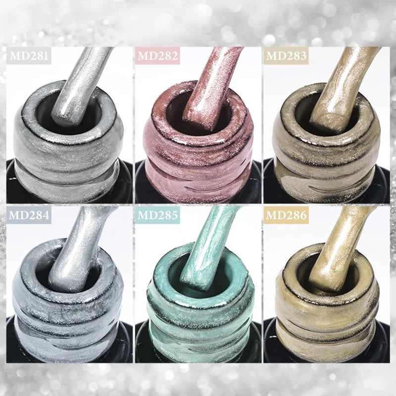 Moonlight Cat Magnetic Gel Nail