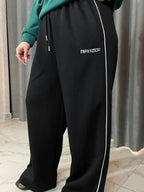 KERESLINA Tie-Dye Wide-Leg Sports Pants