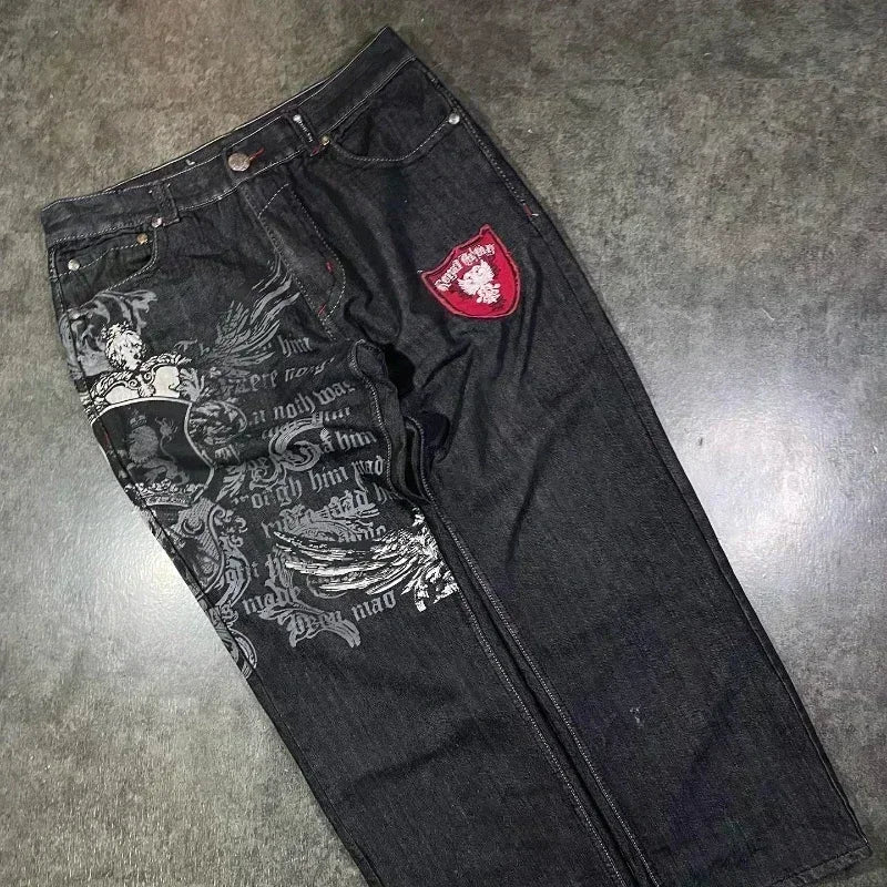 Joker embroidered jeans