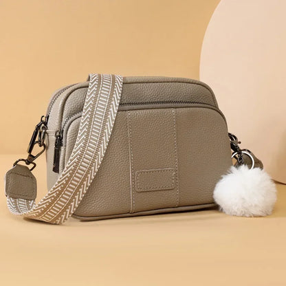 100% Genuine Leather Women's Messenger Bag
