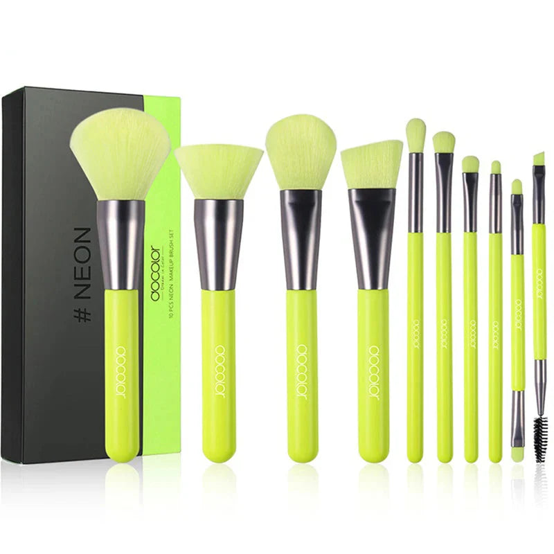 Docolor Professional Makeup Brush Set 10–30 Pcs
