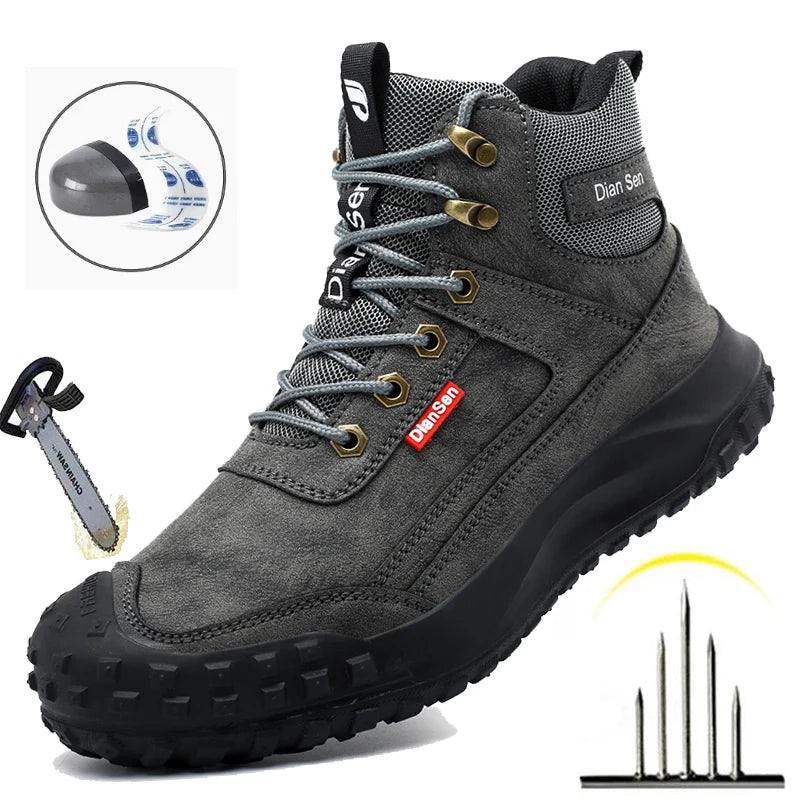 Dian Sen Steel-Toed Safety Shoes