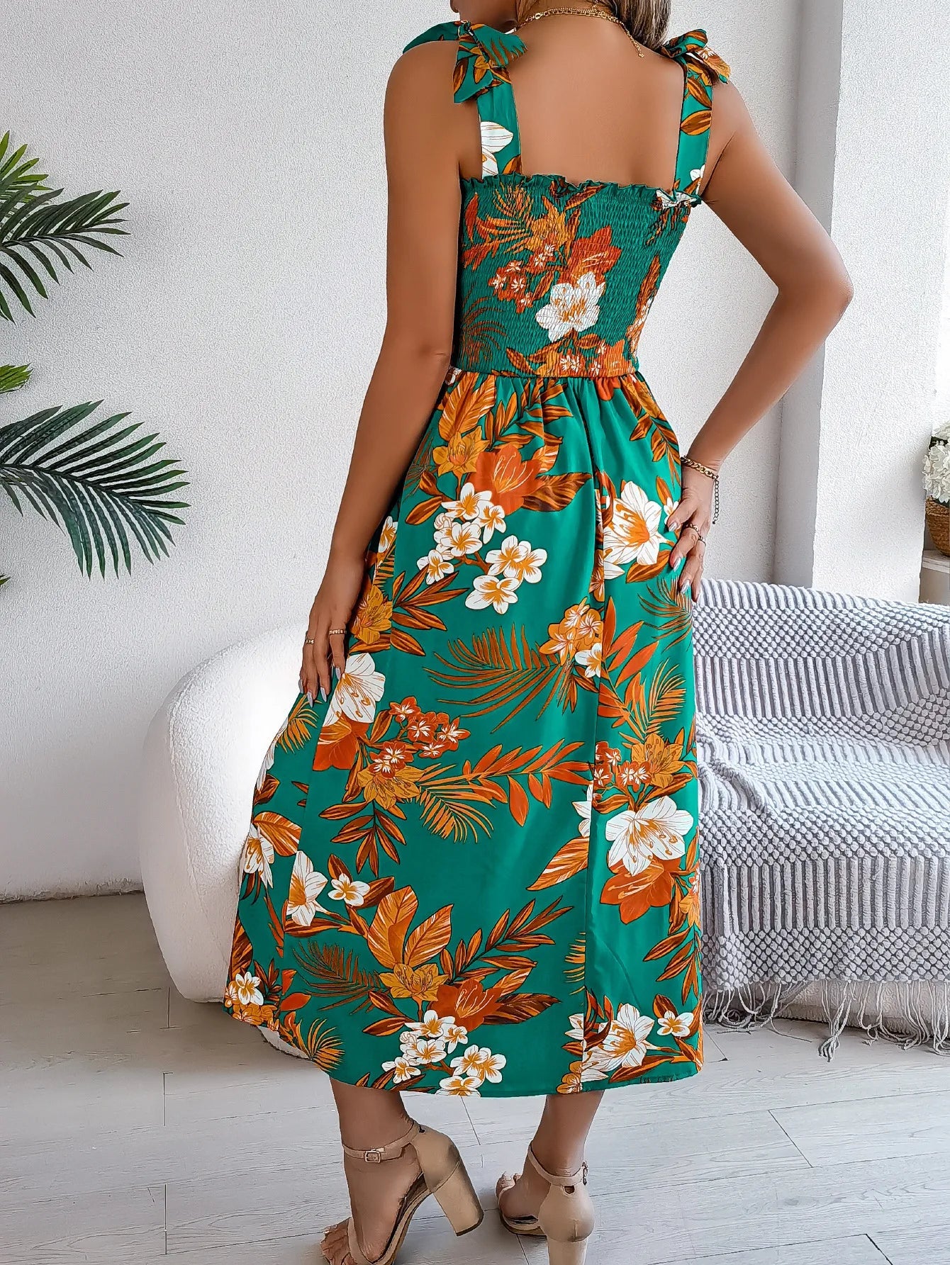 Summer Floral Maxi Dress