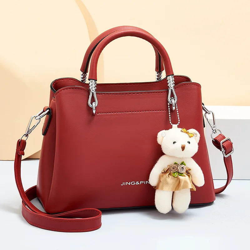 Square PU Shoulder Bag