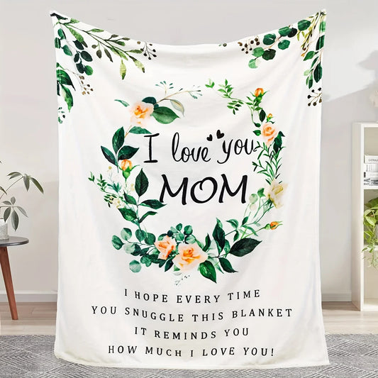 Soft Flannel Mom Blanket
