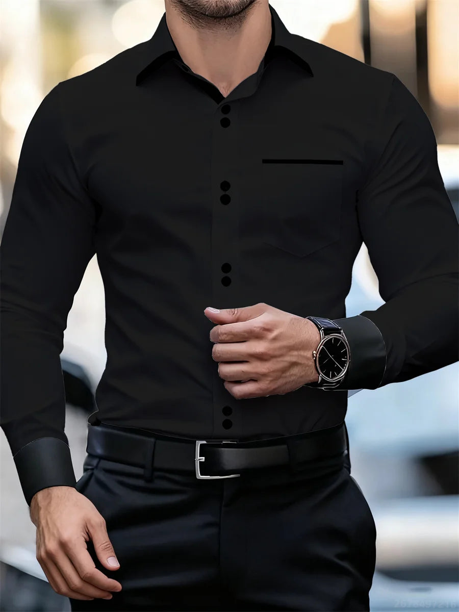 Printed Casual Collar Long Sleeve Shirt