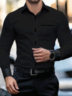 Printed Casual Collar Long Sleeve Shirt