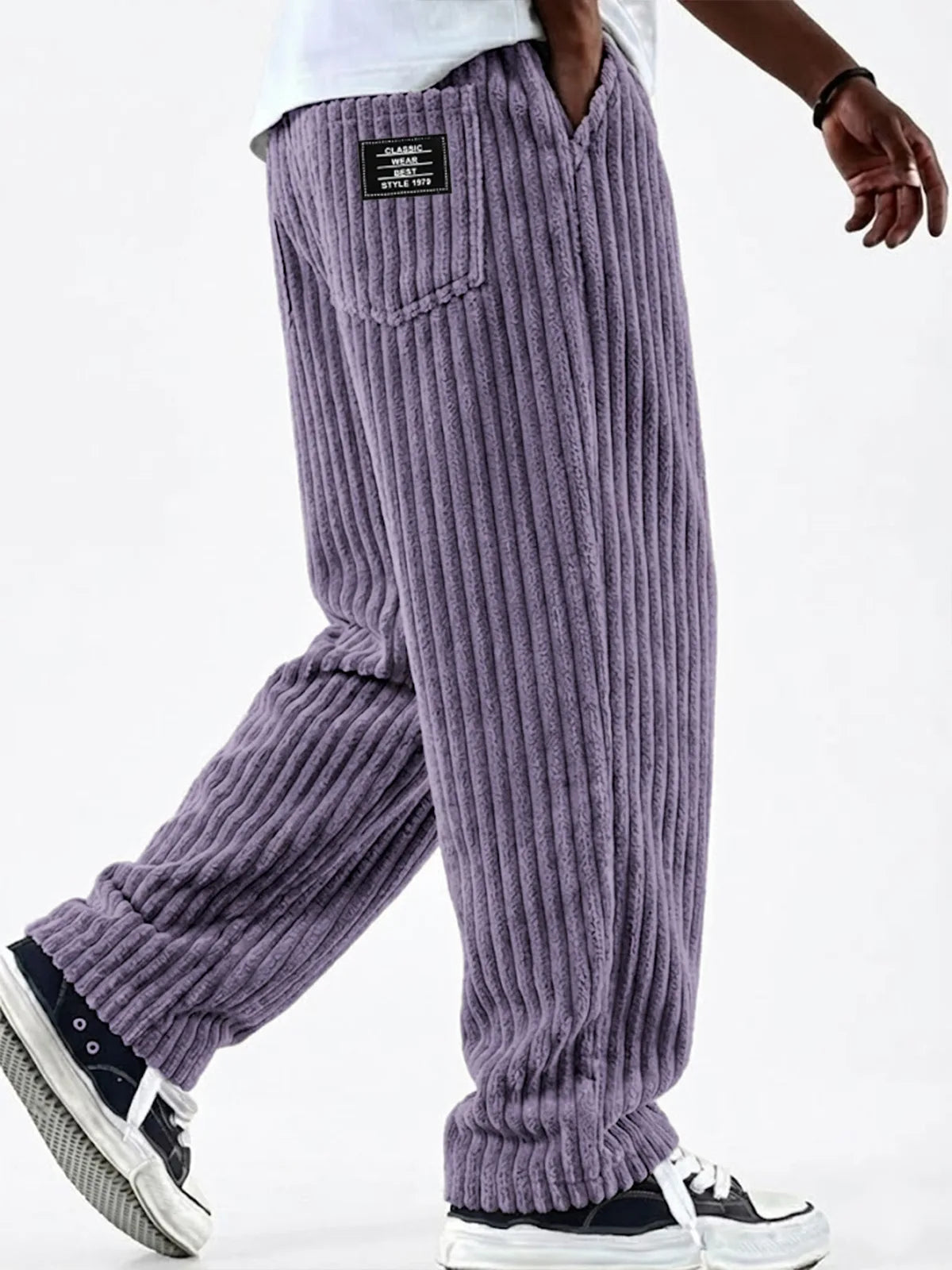 Corduroy Knit Casual Pants
