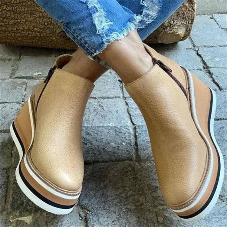 Wedge Ankle Boots